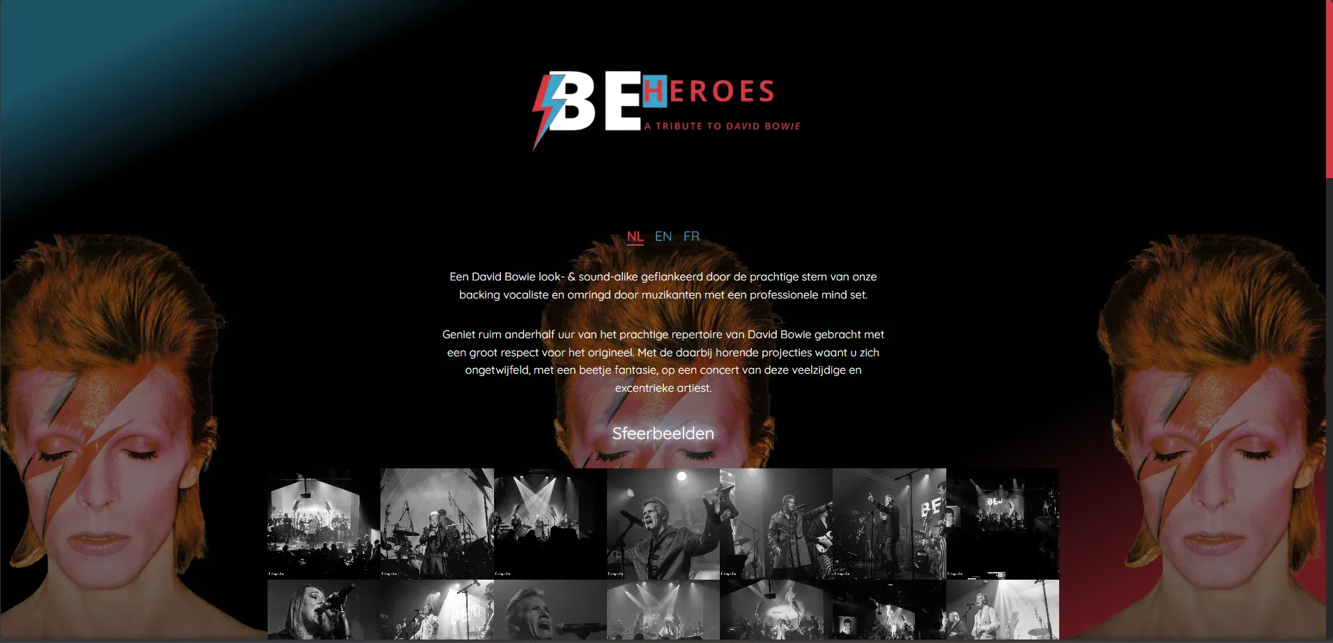 Website voor BE Heroes