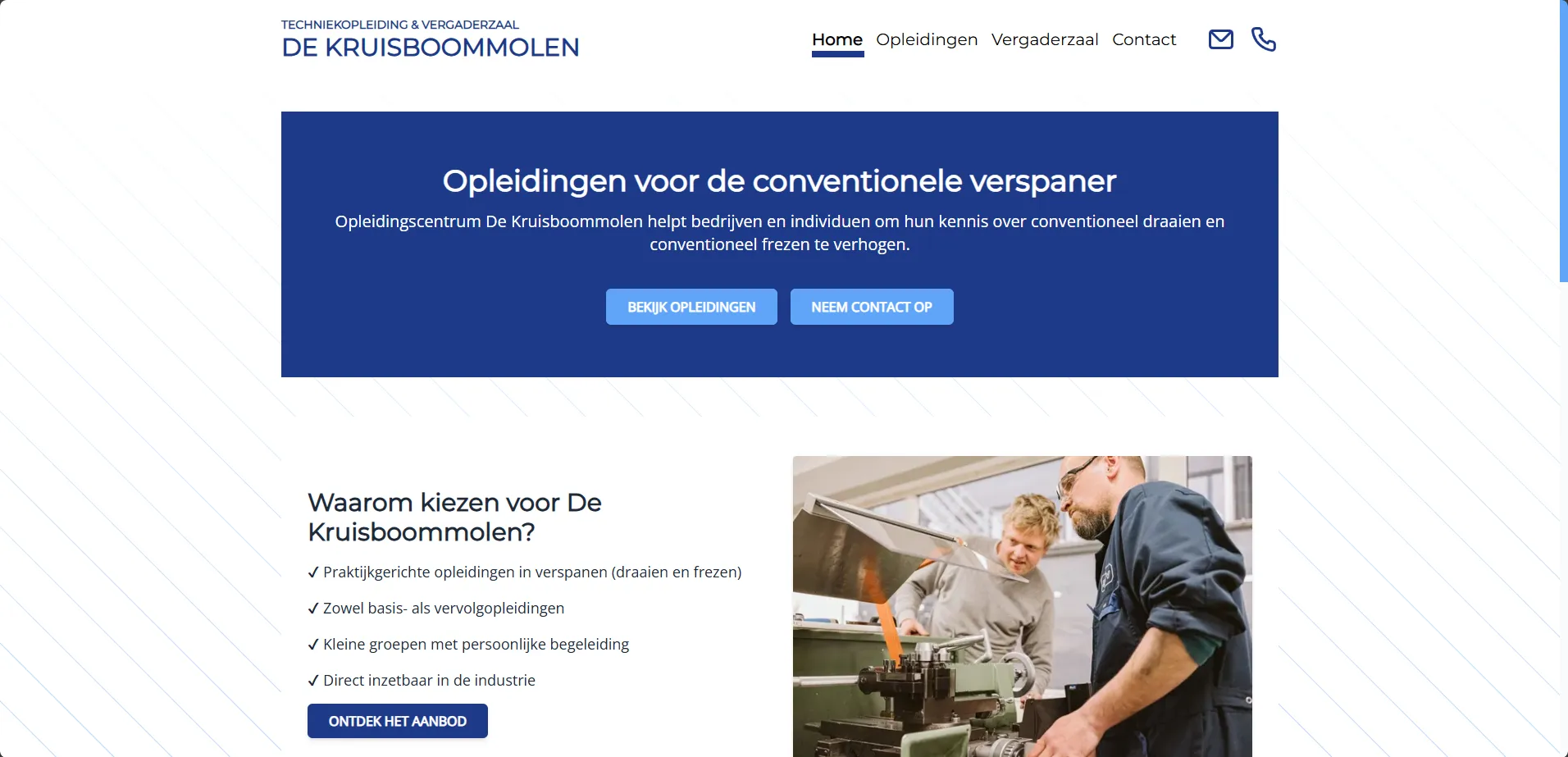 Website voor de Kruisboommolen