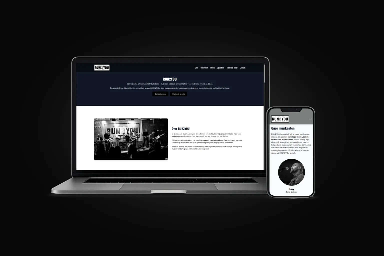 Website voor RUN2YOU